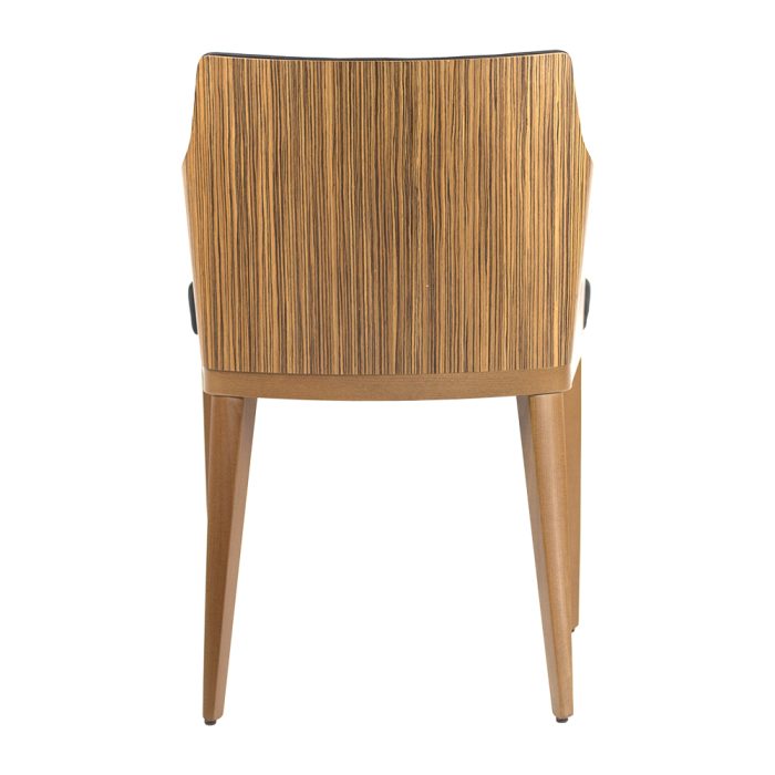 Aria Arm Chair Wood Back