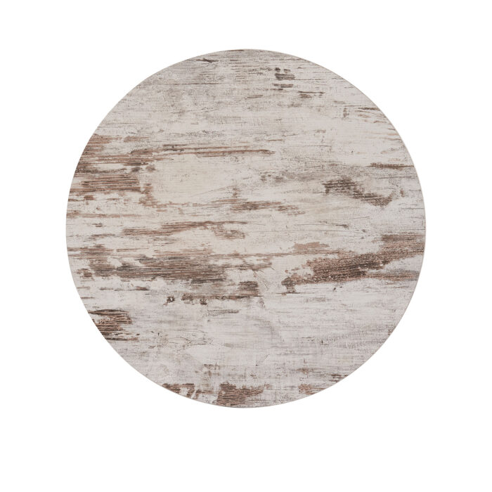 Antique White Round