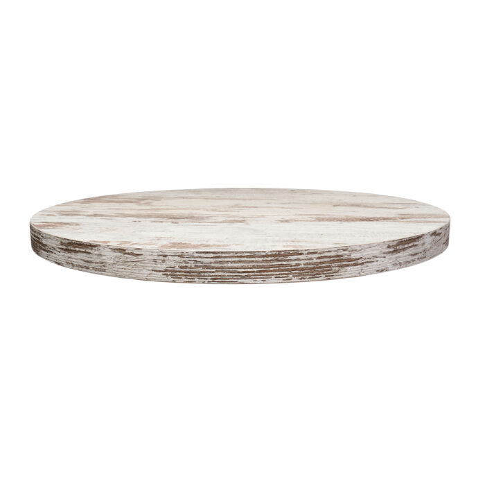 Antique White Round