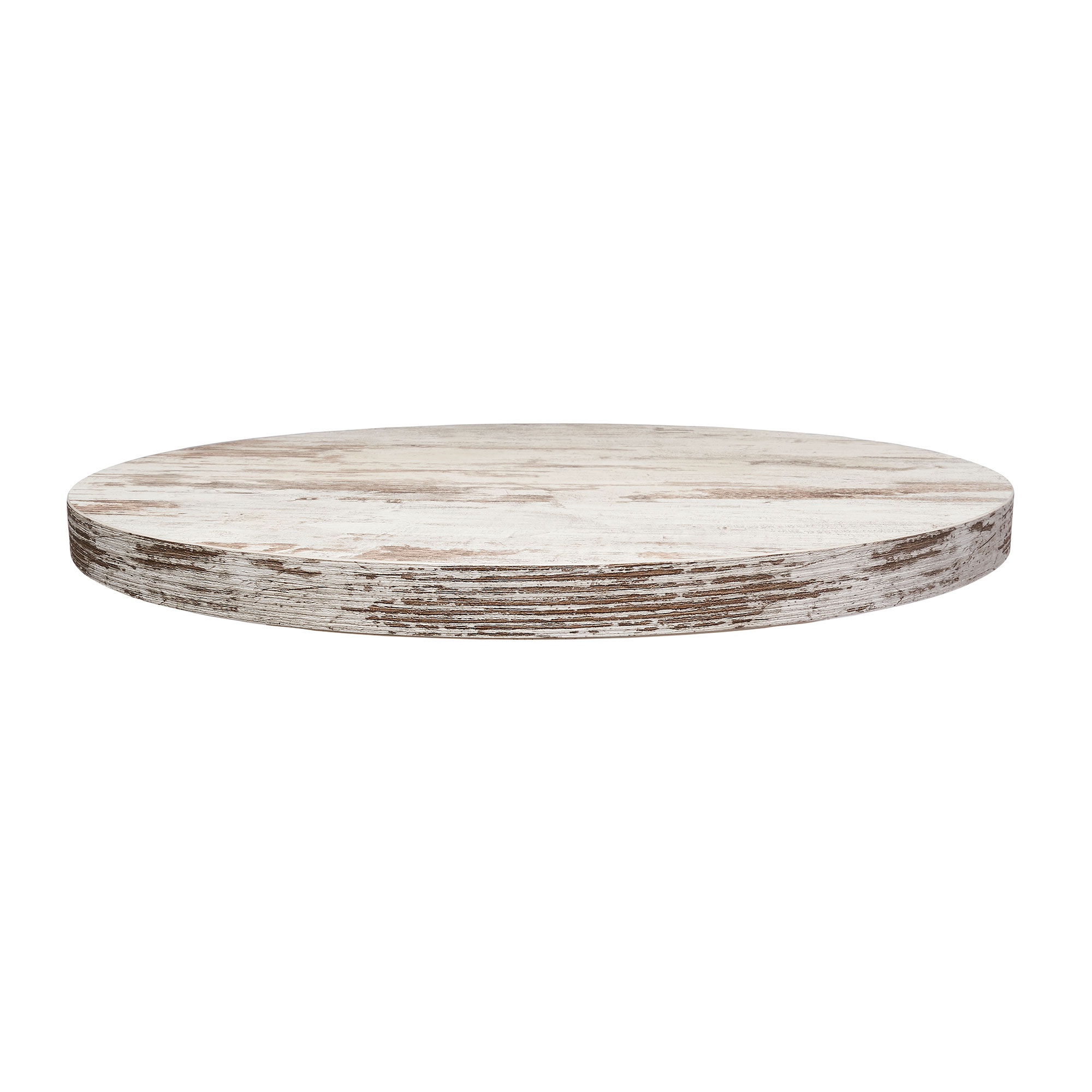 Antique White Round