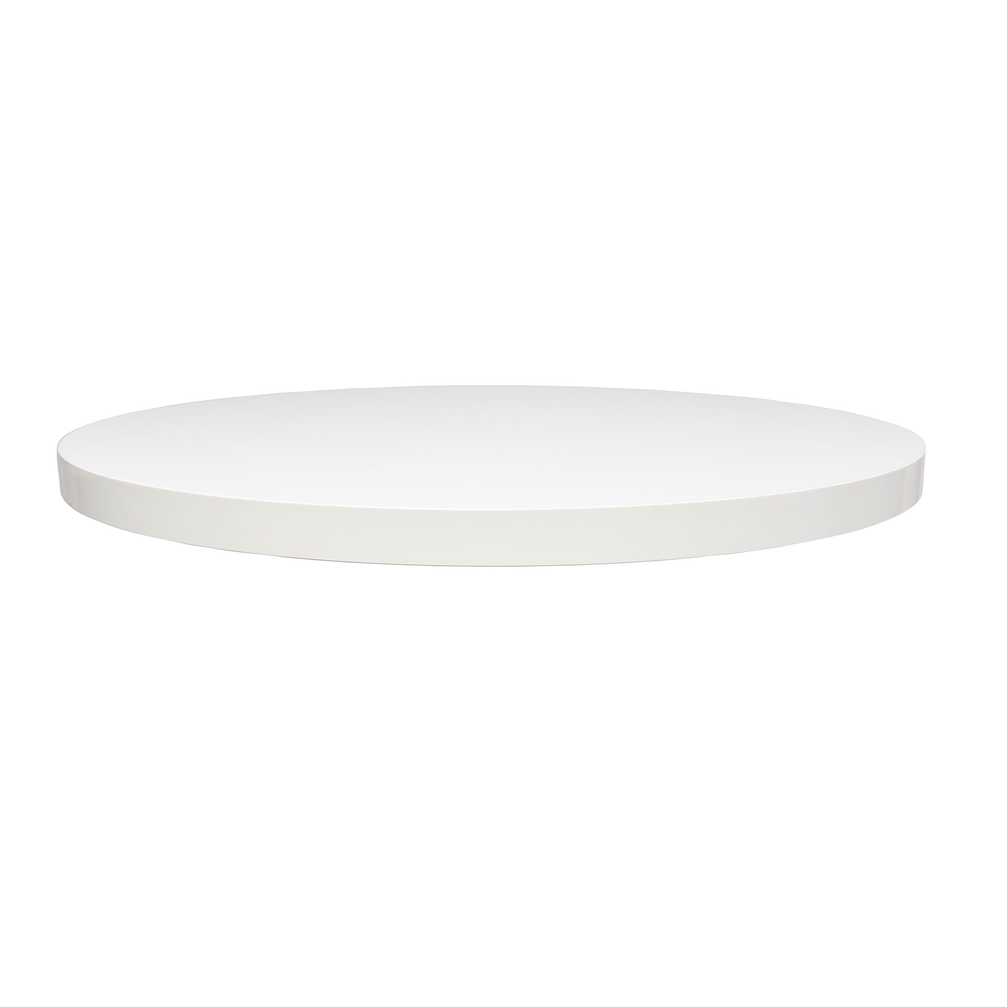 White Gloss Round