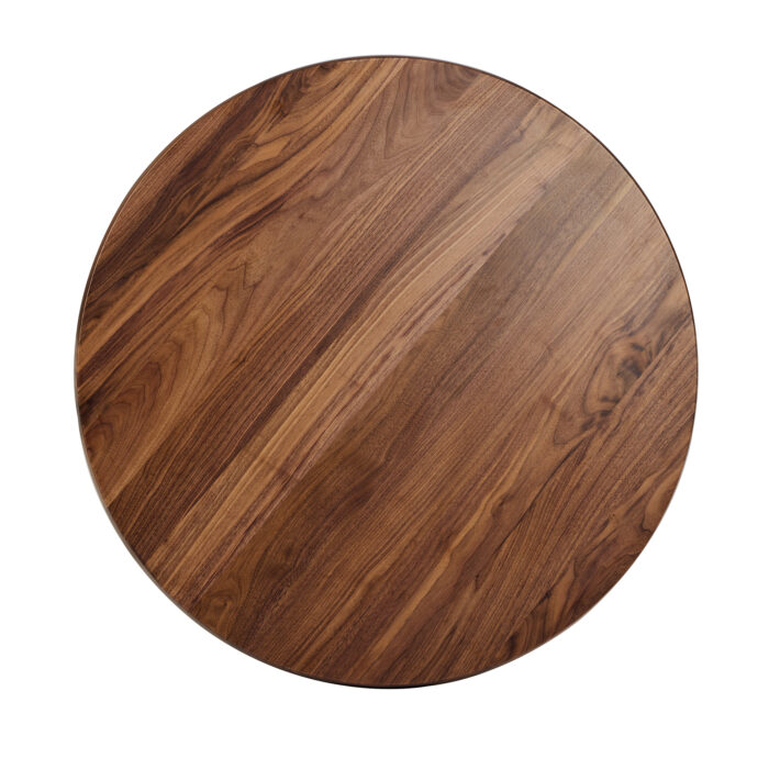Walnut Round Solid Wood Tabletop (30″)