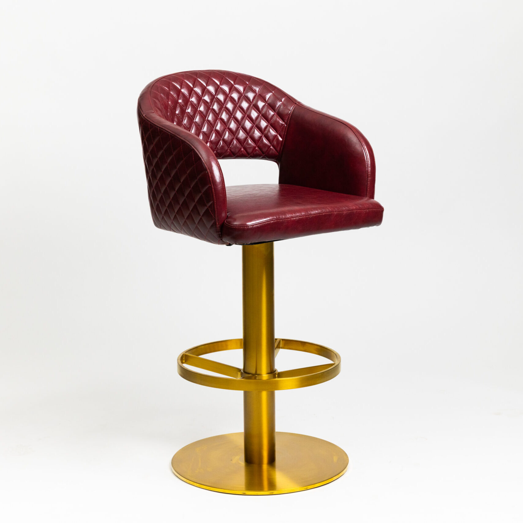 Diamond Swivel Barstool